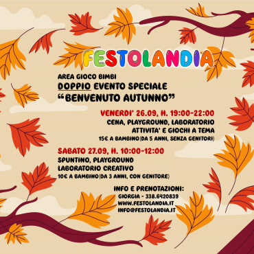 Benvenuto Autunno