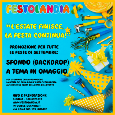 L’estate finisce, la festa continua!